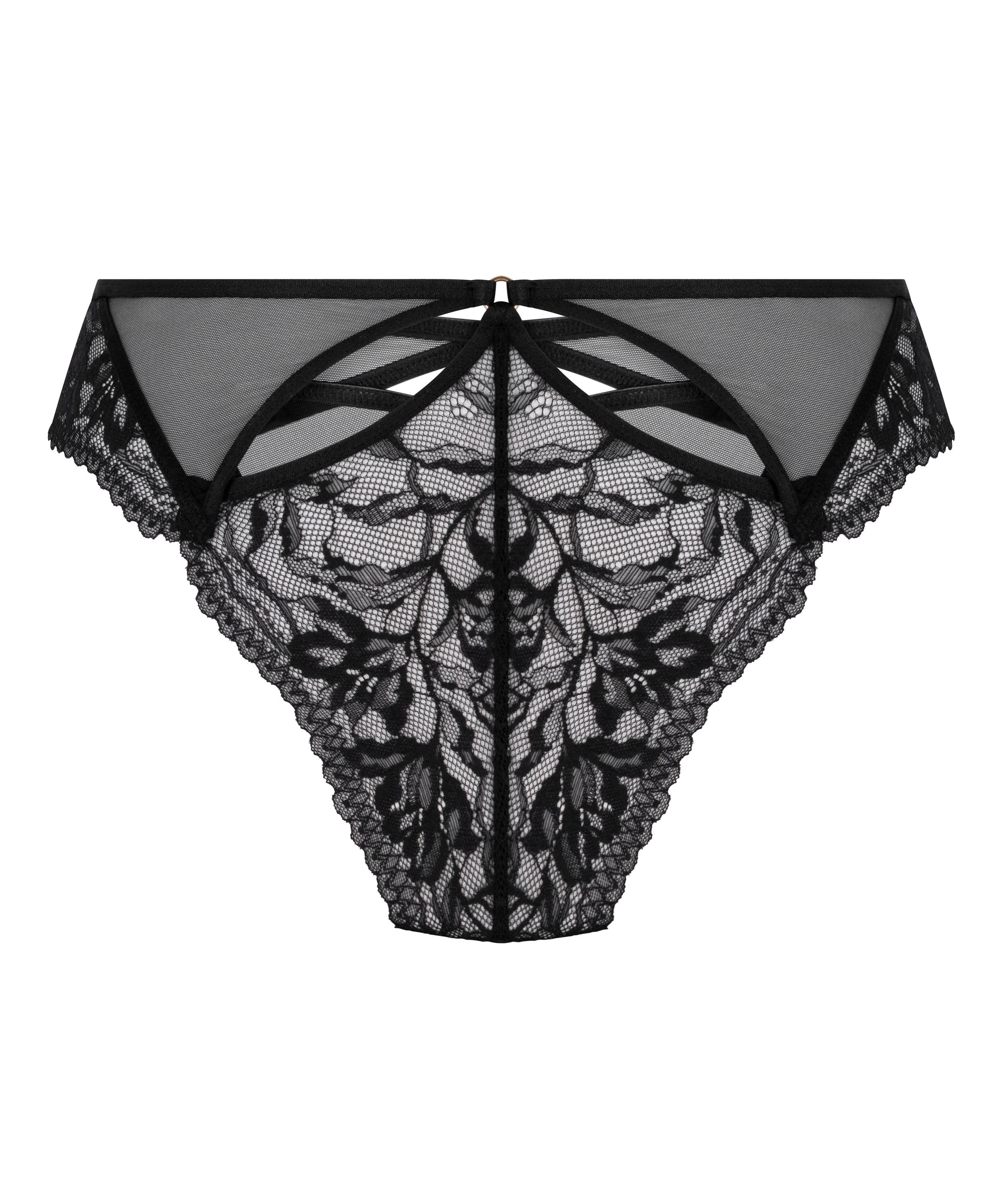 Amel Open Crotch Brazilian, Black, main