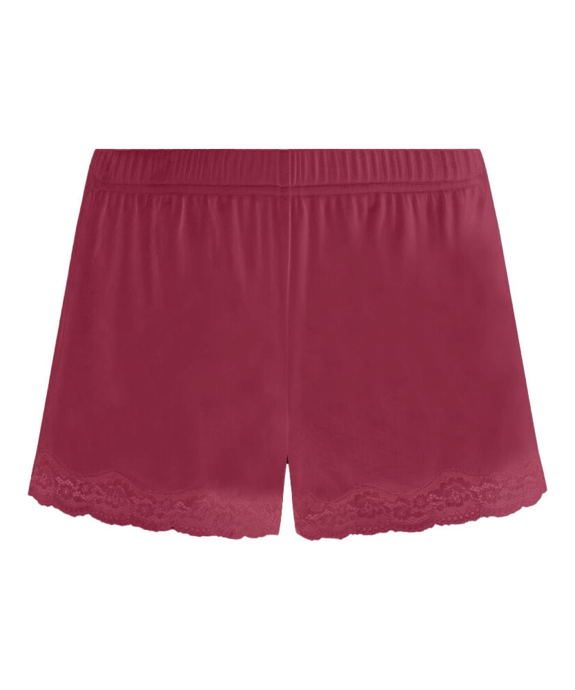 Pyjama Short Velours , Pink, main
