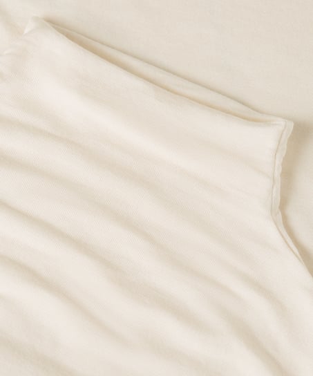 super soft Turtleneck shirt with Cashmere, White