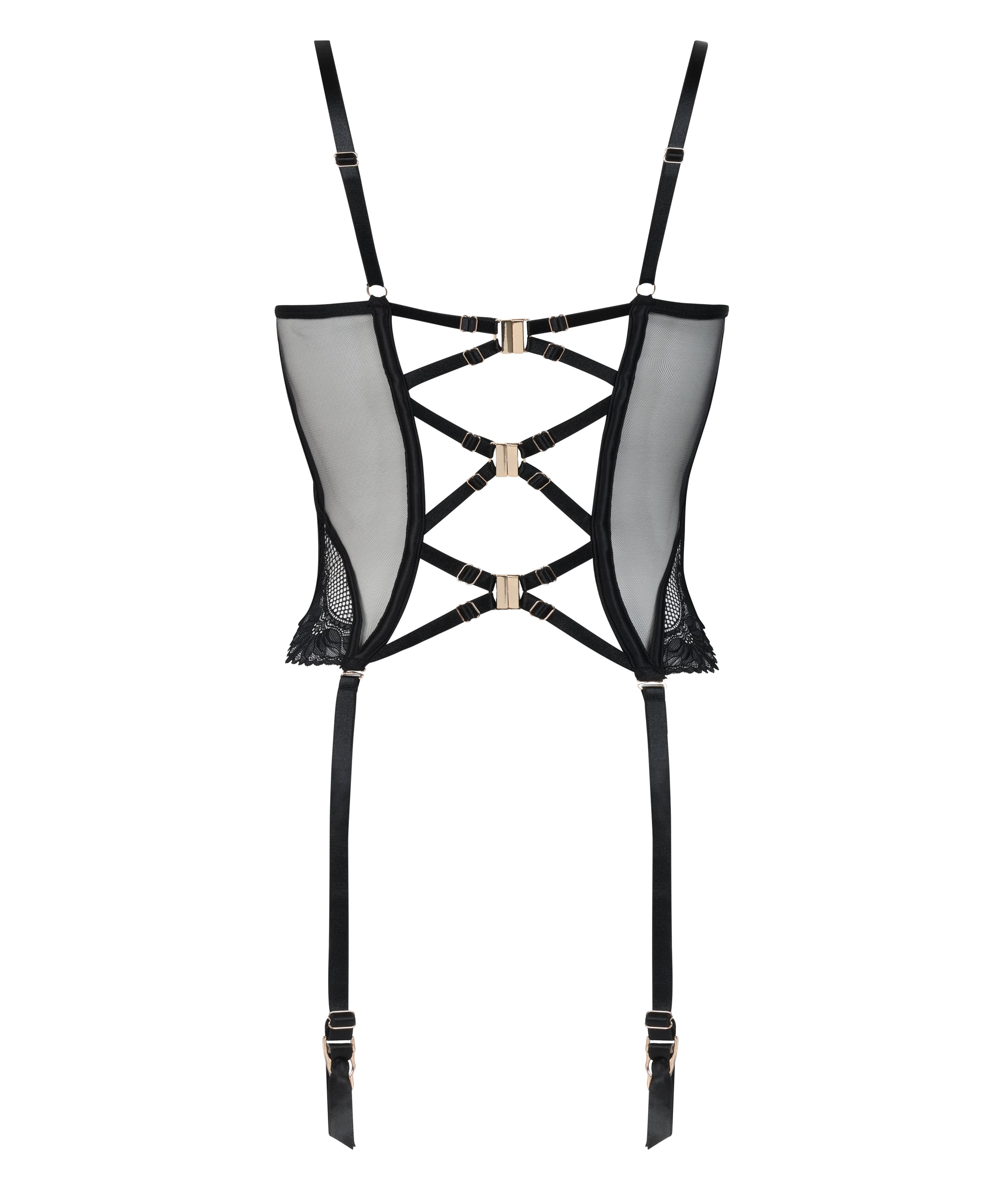 Belladonna Bustier, Black, main
