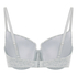 Cotton Padded Underwired Bra, Gray