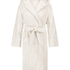 Fleece Bathrobe, Beige