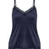 Pyjama Cami Velours Lace, Blue