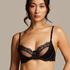 Aiko Non-Padded Underwired Bra, Black