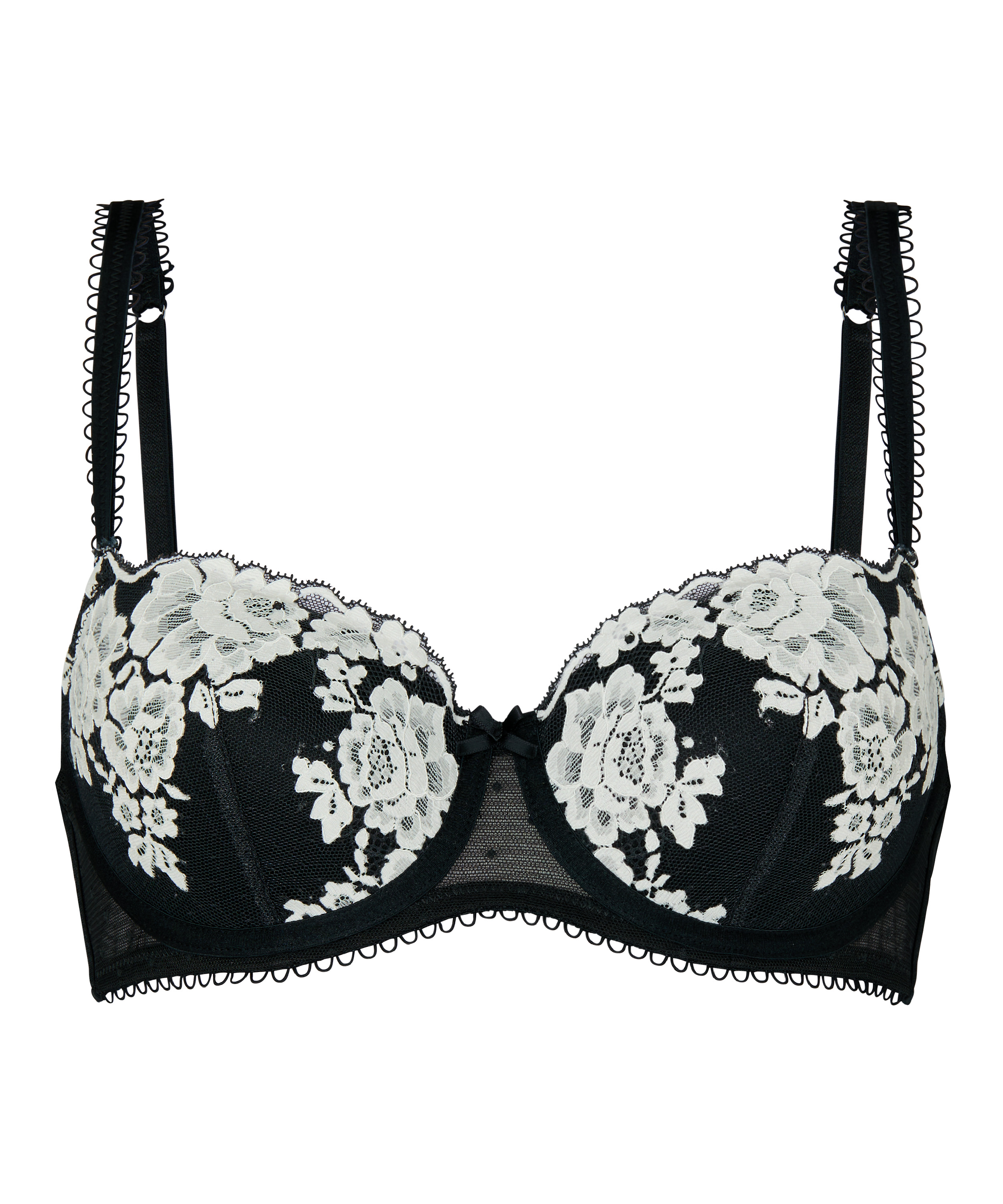 Padded Underwired Bra Lindi, Black, main