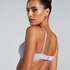 Plunge Padded Underwired Bra, Purple
