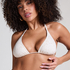 Caicos Triangle Bikini Top, Beige