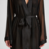 Maxime Tulle Kimono, Black