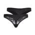 2-pack Angie Thongs, Black