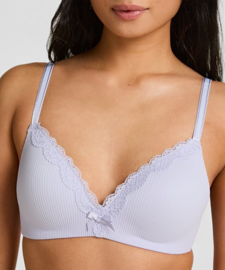 Lola Padded Non-Wired Bra, Purple