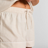 Cotton shorts, Beige