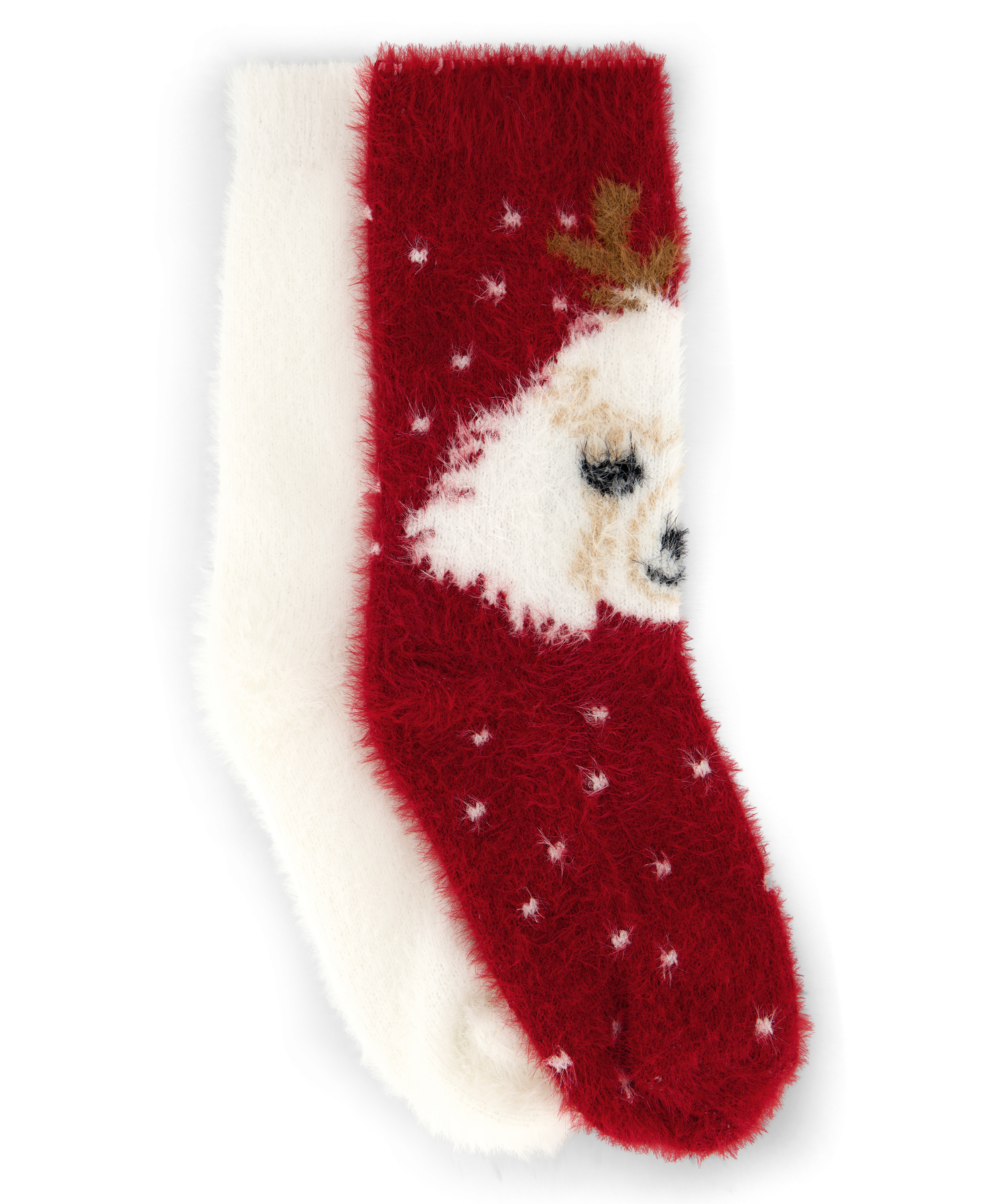 2 pairs of socks Cosy, Red, main