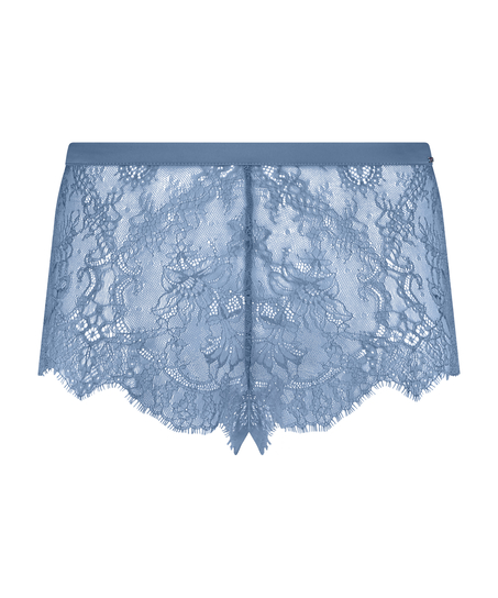 Delphine Lace Shorts, Blue
