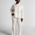 Seersucker Cotton Pyjama Pants, White