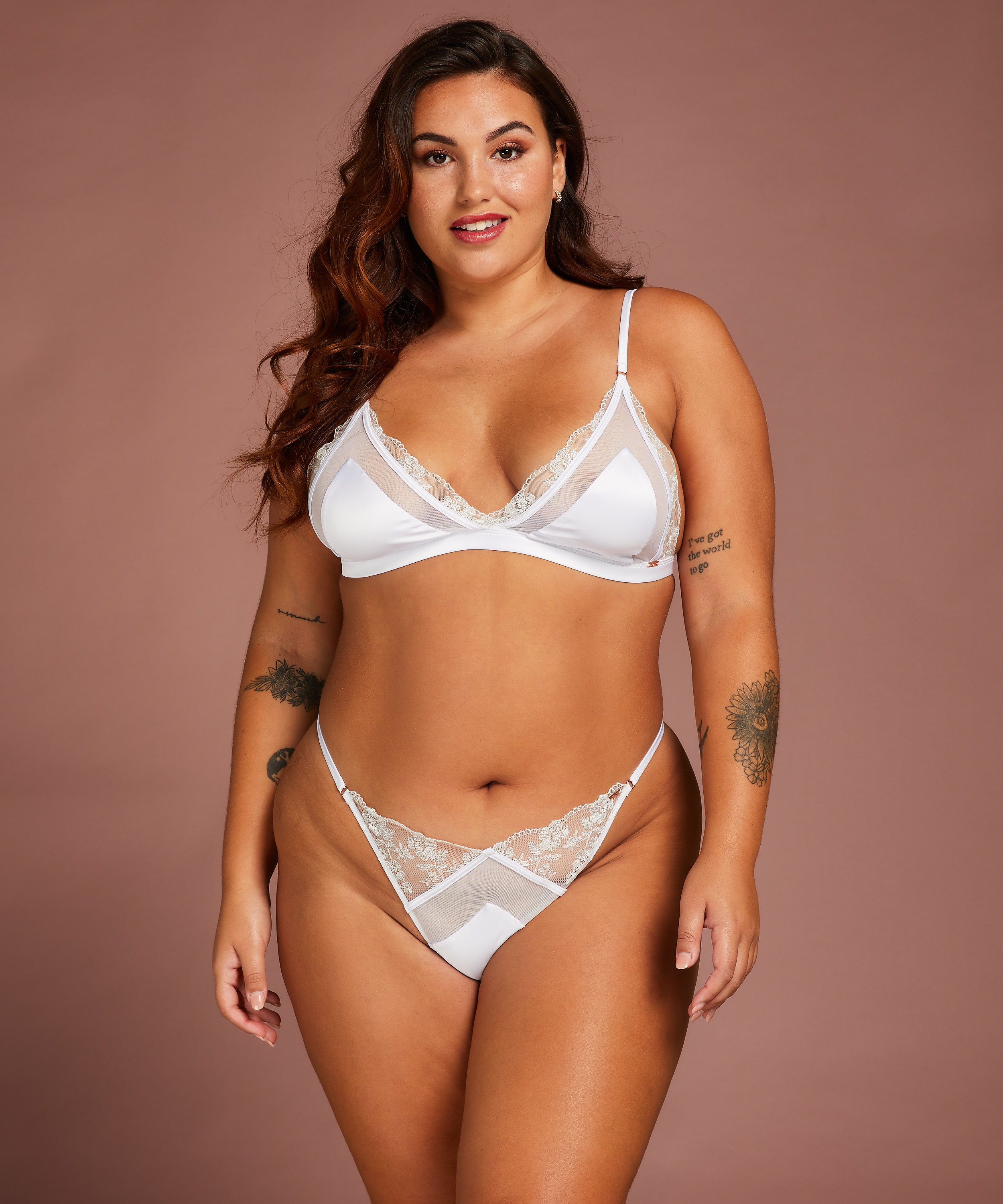 Bralette Celine, White, main