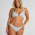 Bikinitop Stripes, White