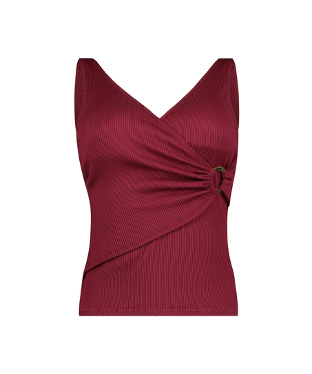 Golden Rings tankini, Red