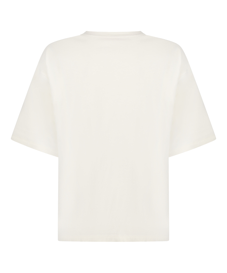 Pyjama Top Loose, White