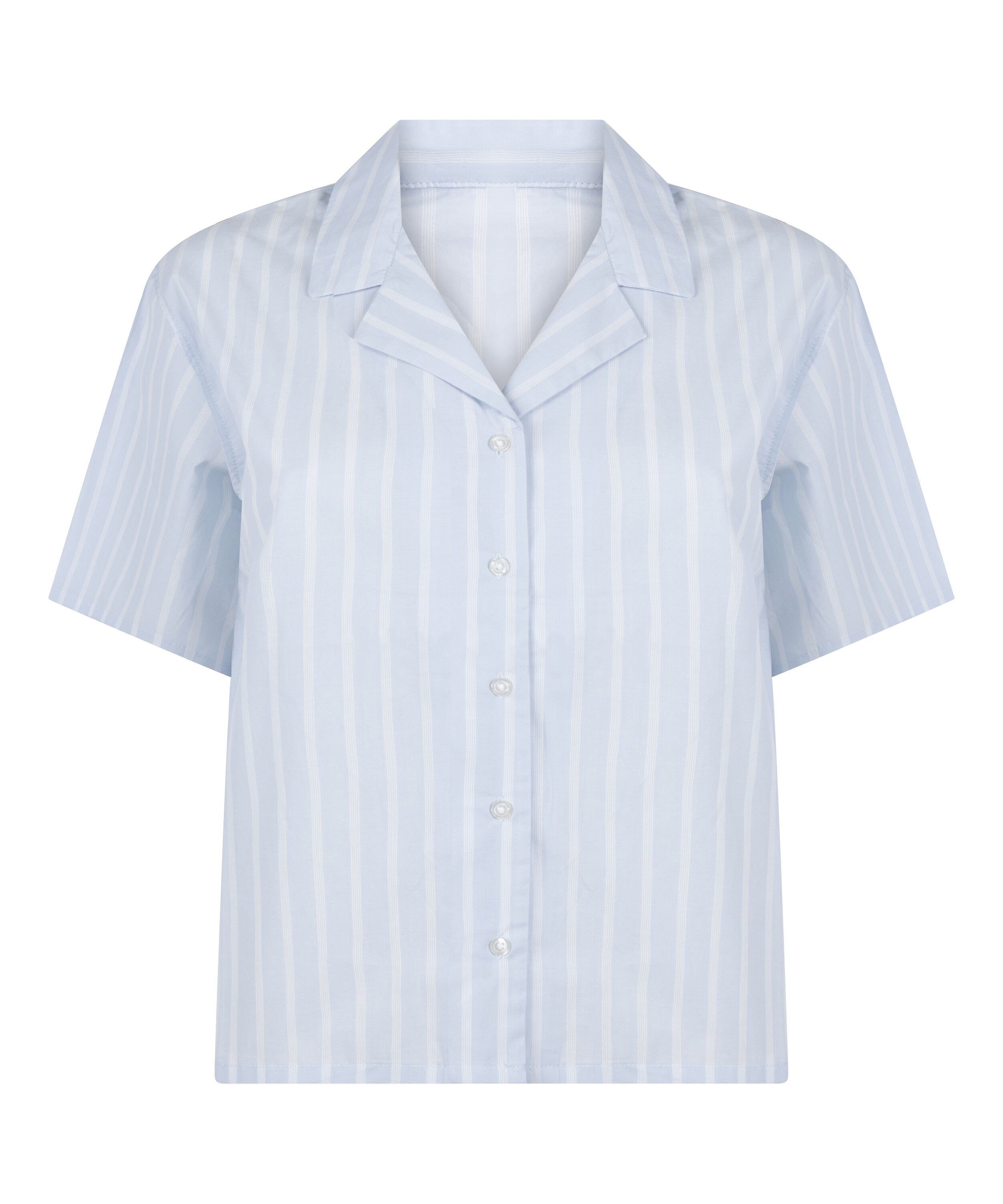 Striped Jacket Cotton, Blue