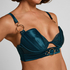 Marjolein Padded Underwired Longline Bra, Blue