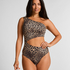 Amalia One Shoulder Bathingsuit, Brown