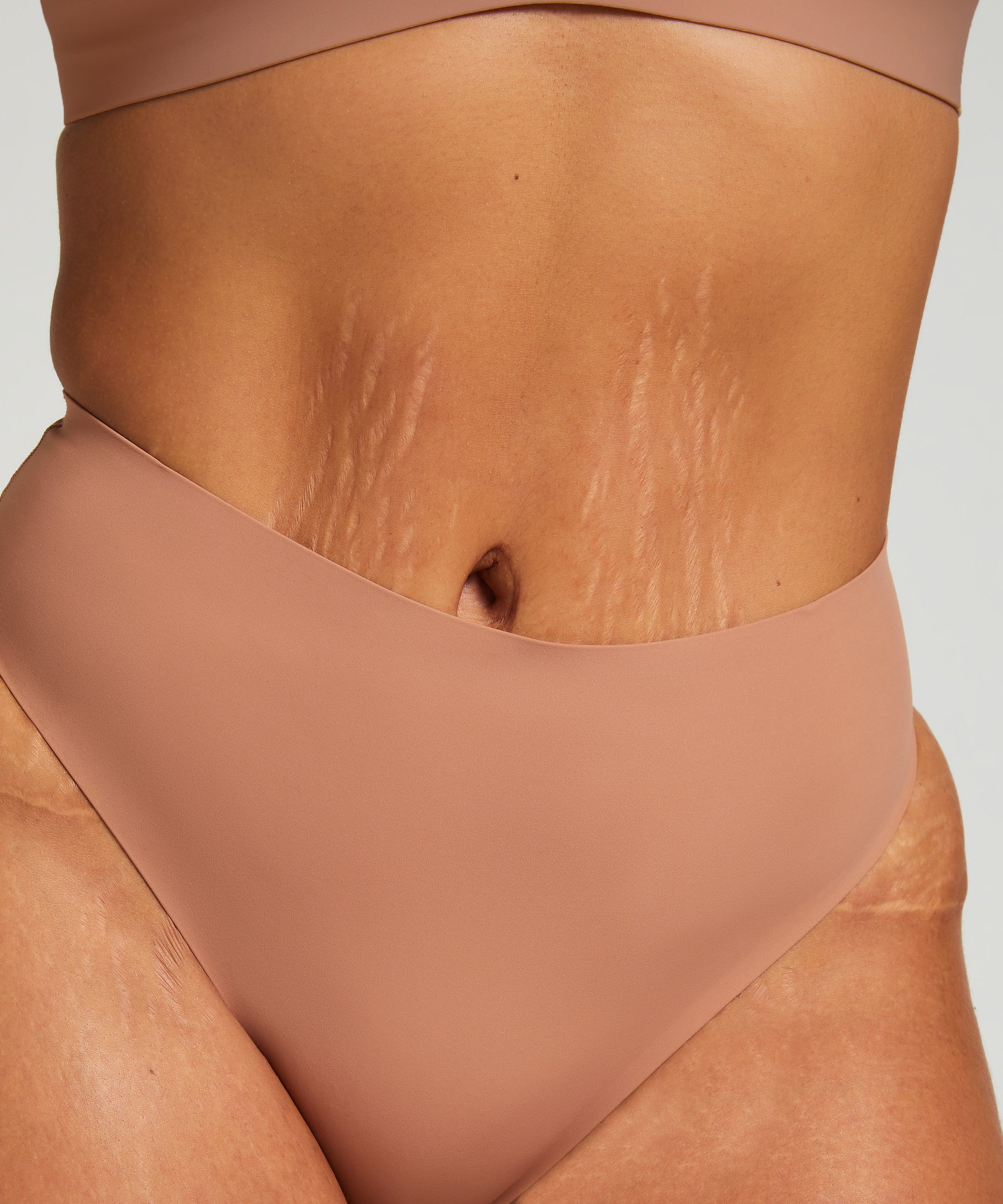 Smooth Thong, Brown, main