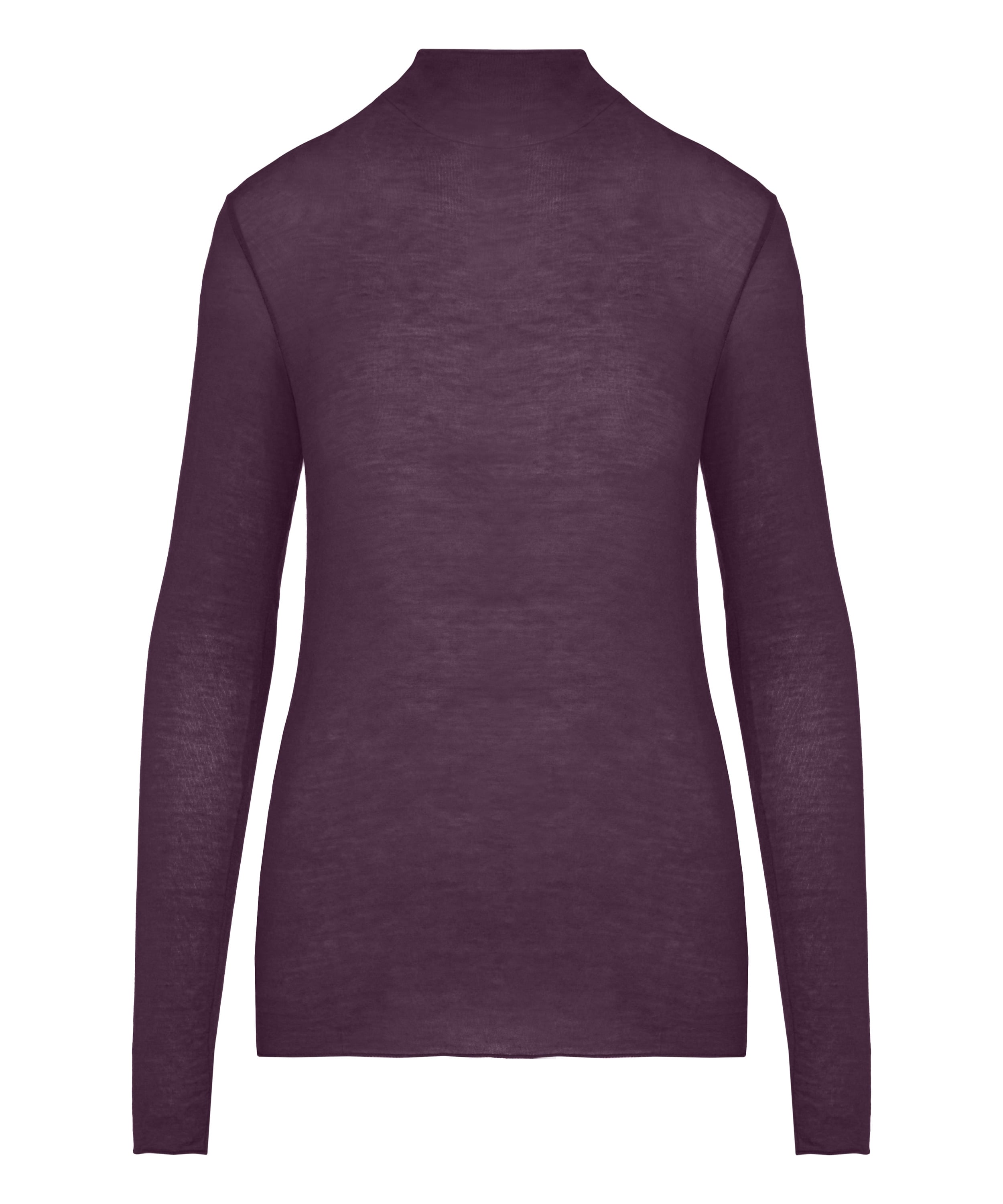 super soft Turtleneck shirt with Cashmere, Purple, main