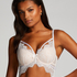 Marilee Padded Underwired Longline Bra, White