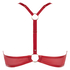 Faye Padded Underwired Push-Up Bra, Red