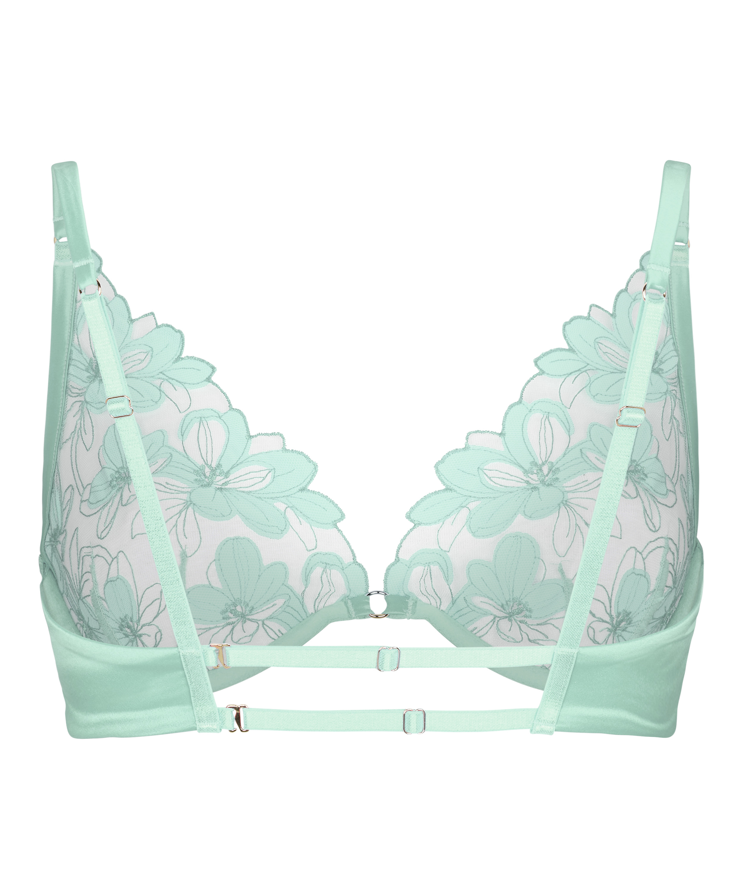Non-Padded Underwired Bra Beatrice, Green, main