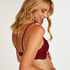Lucy padded underwired bra, Red