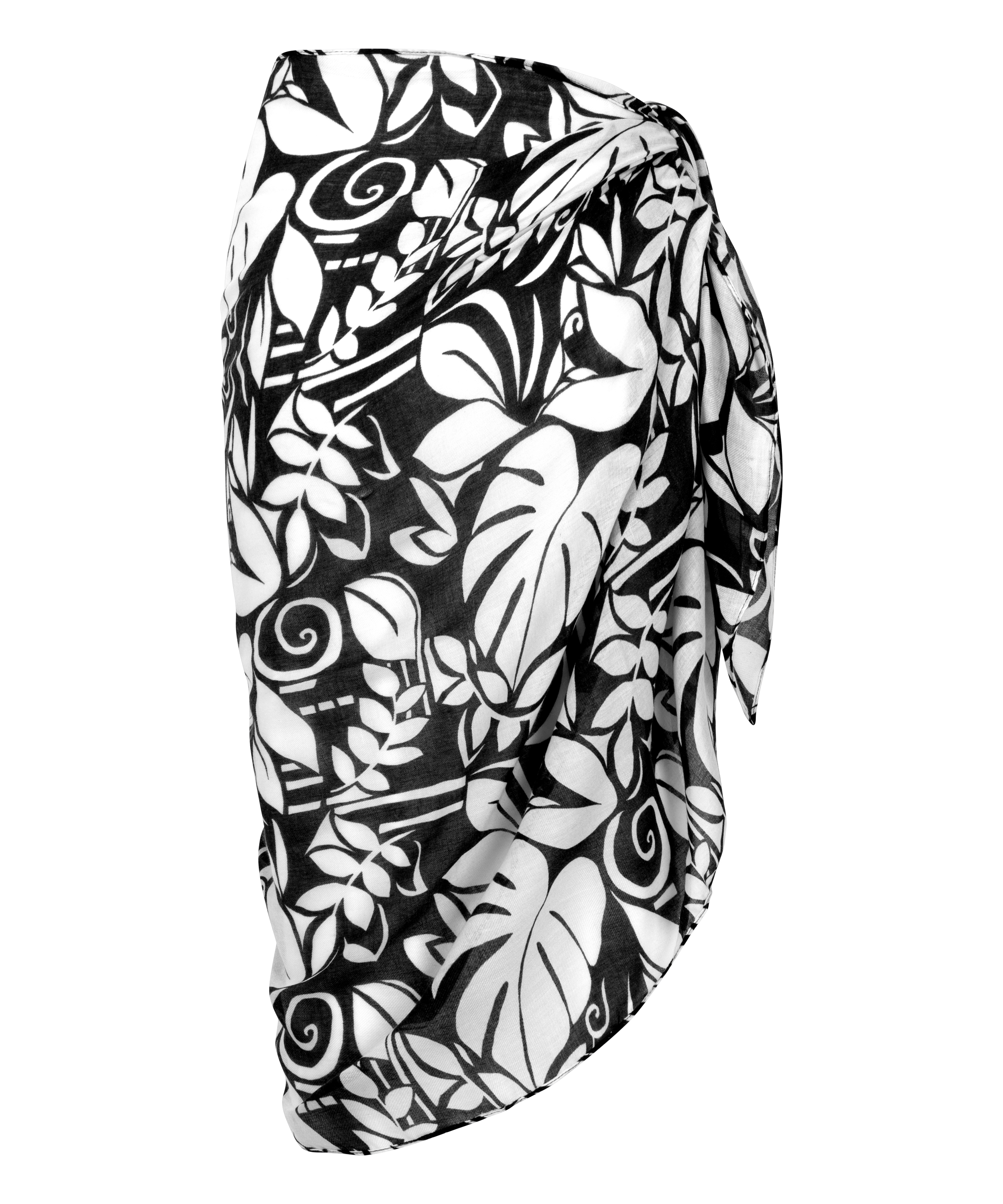 Mauritius Midi Pareo, Black, main