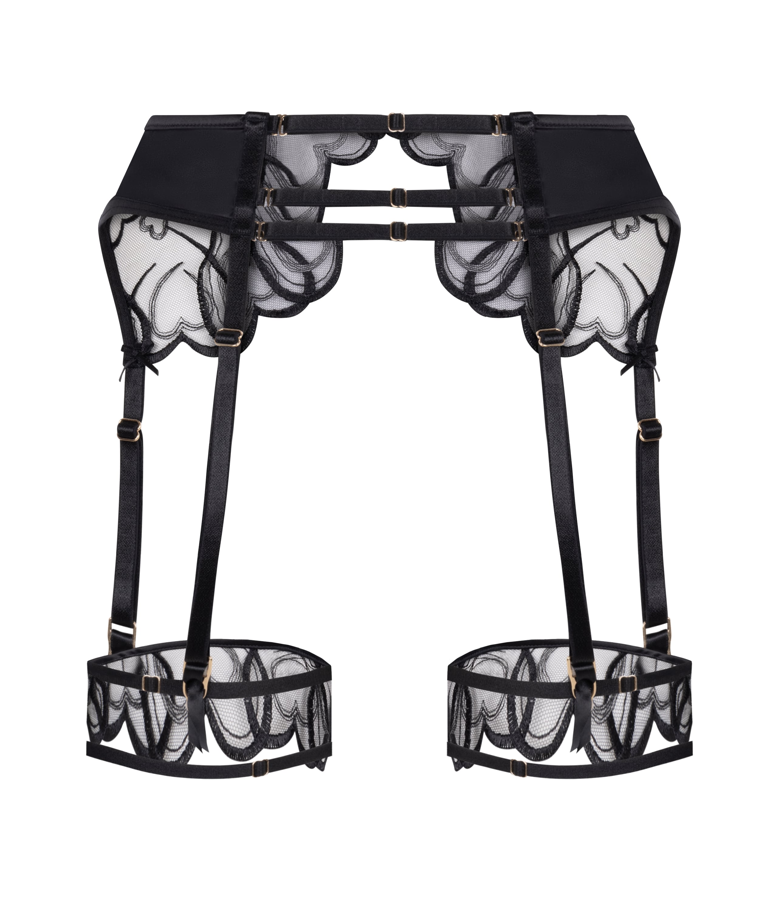Olivia Suspenderbelt, Black, main
