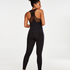 HKMX Round Knit Onesie, Black