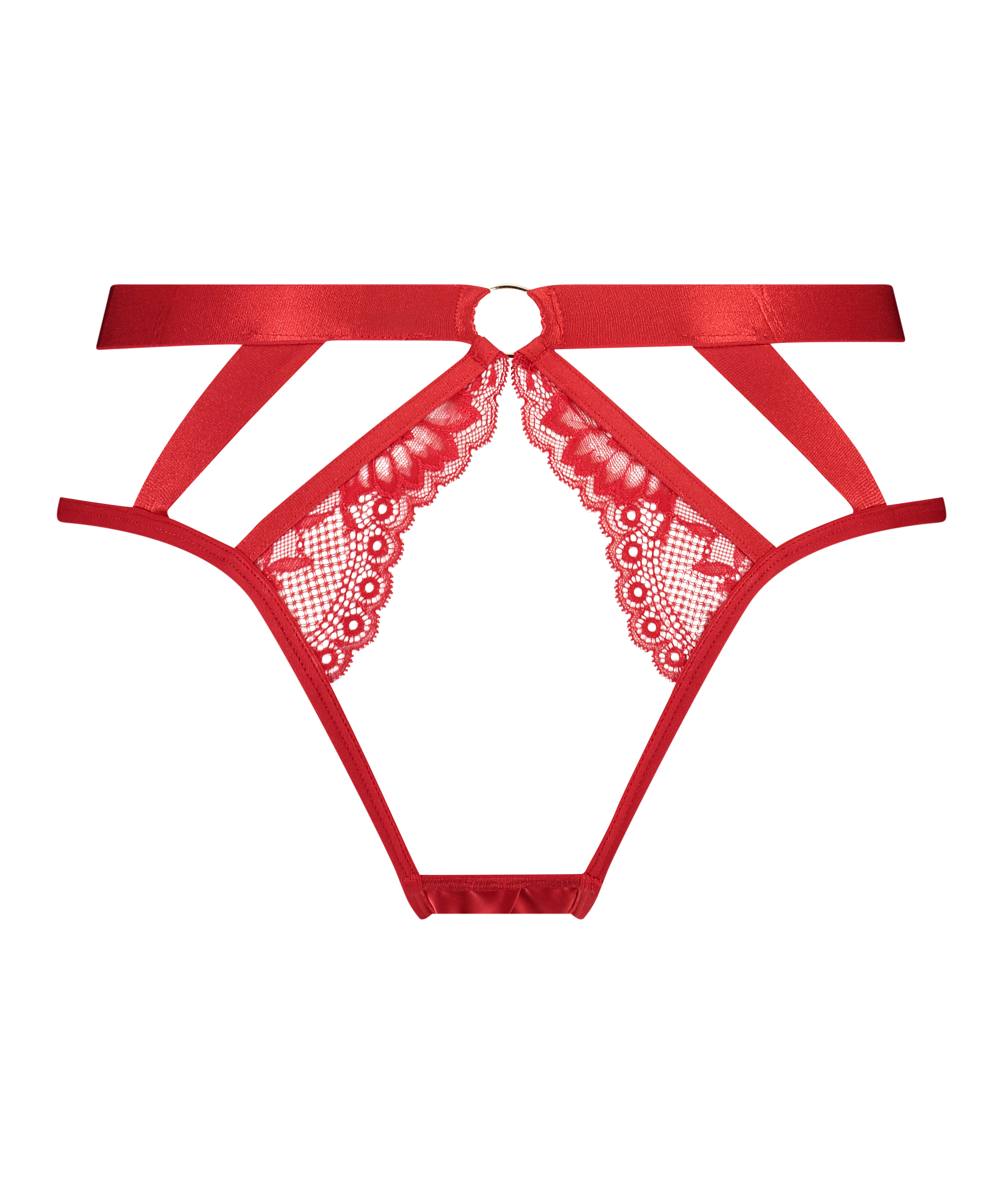 Clementine Open Crotch Brasilian, Red, main
