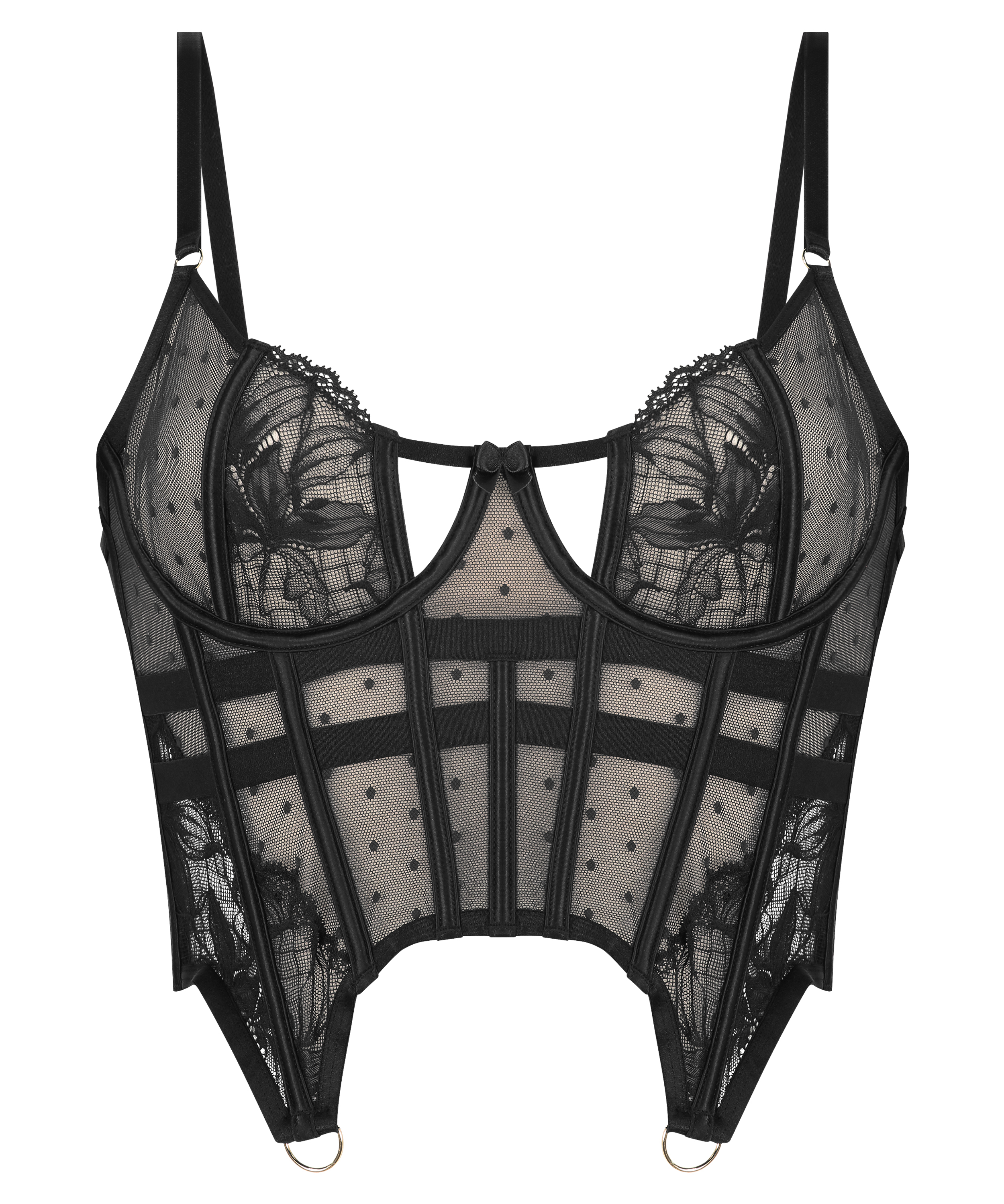 Lulu Bustier, Black, main