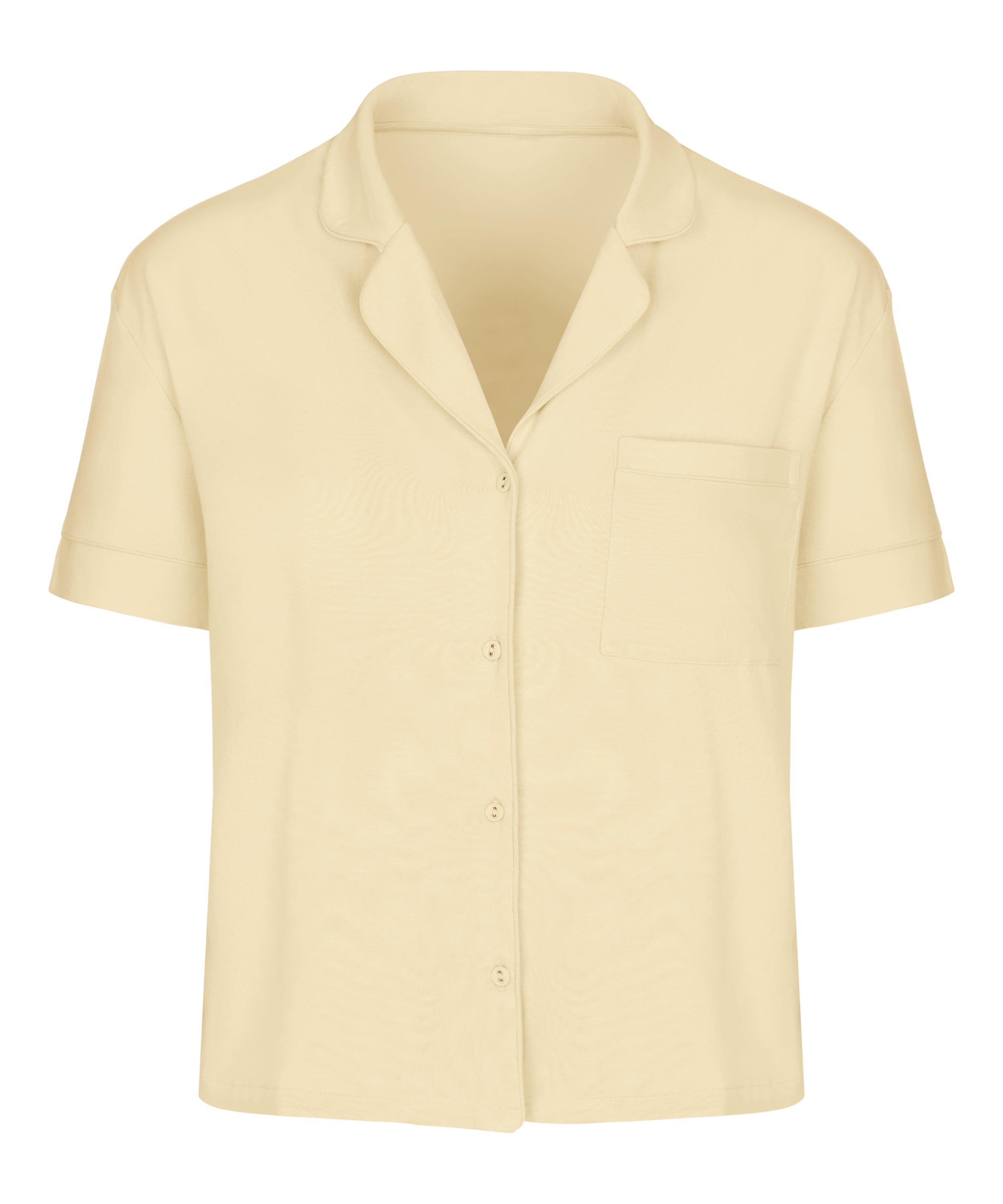 Essential Jersey Short-Sleeved Jacket, Yellow, main