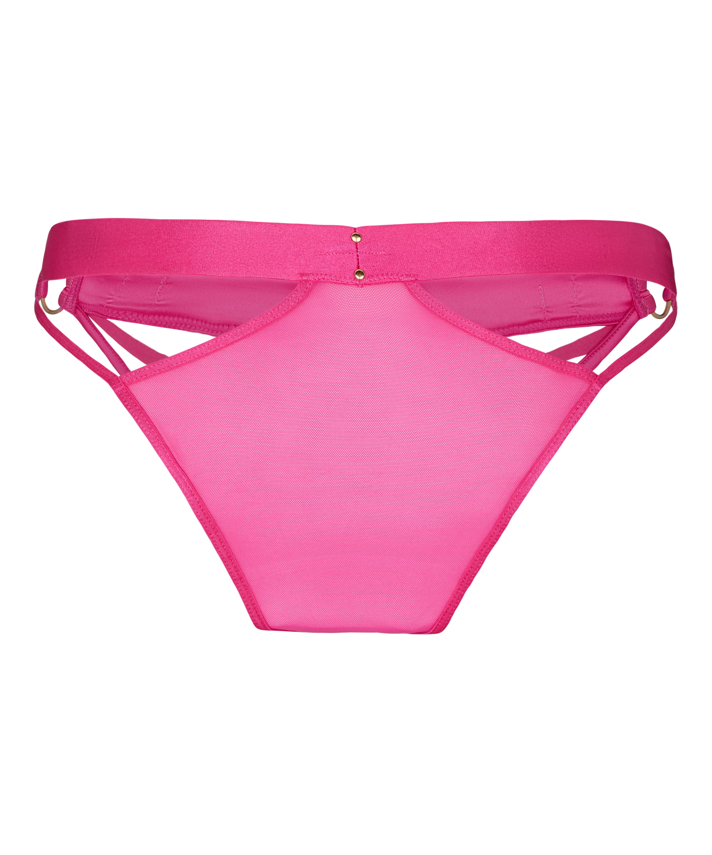 Emmeline Open Crotch Brazilian, Pink, main