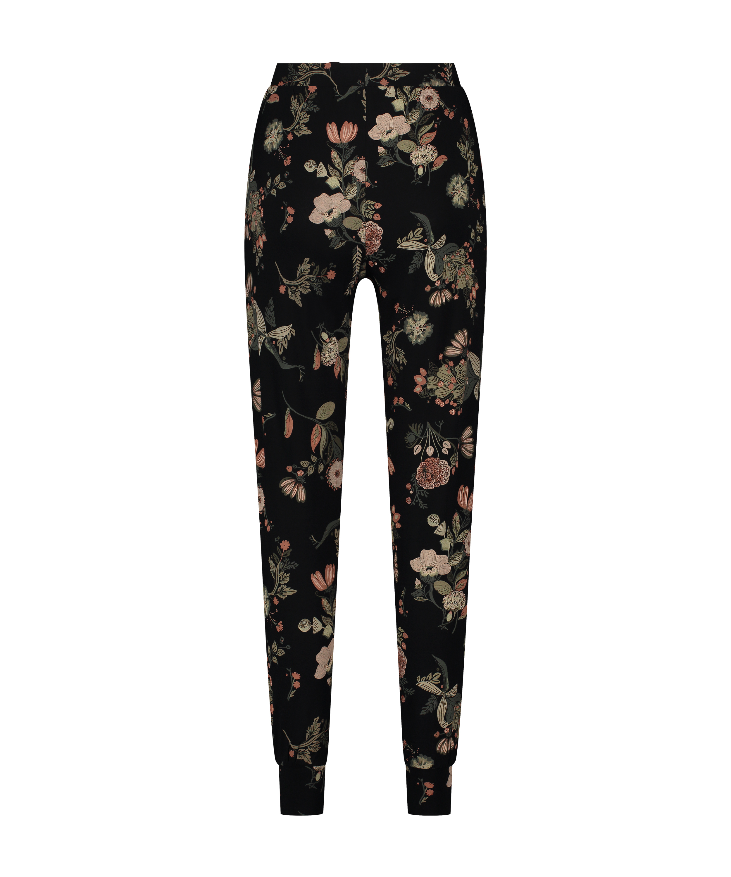Jersey Pyjama Pants, Black, main