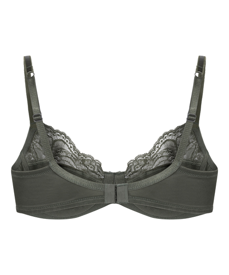 Sophie Non-Padded Underwired Bra, Green