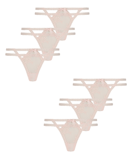 Irina 6-pack Thong, Pink