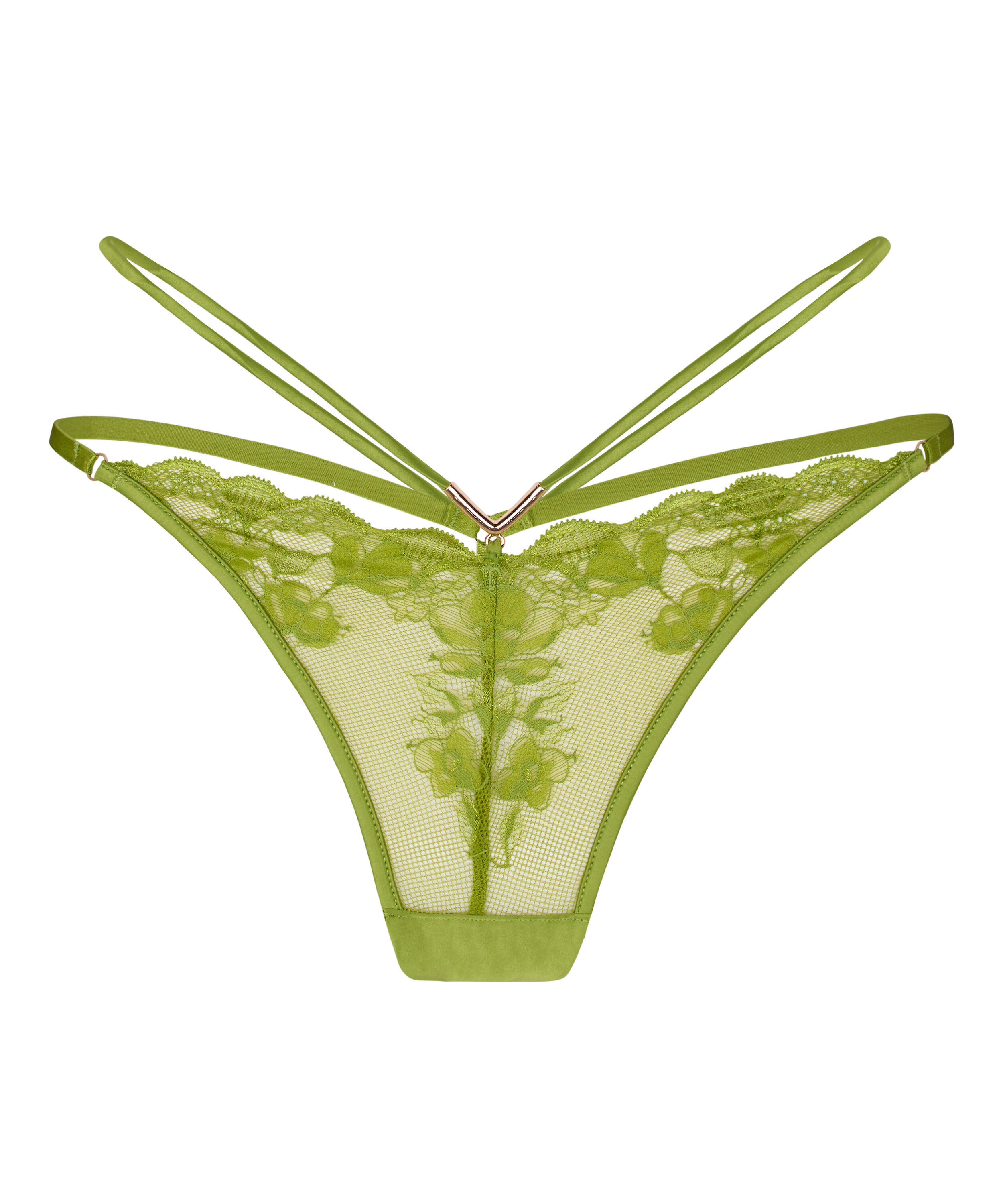 Highleg Thong Zara, Green