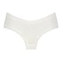 V-shaped Brazilian knickers mesh, White