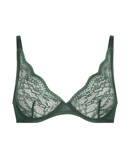 Isabelle Non-Padded Underwired Bra, Green