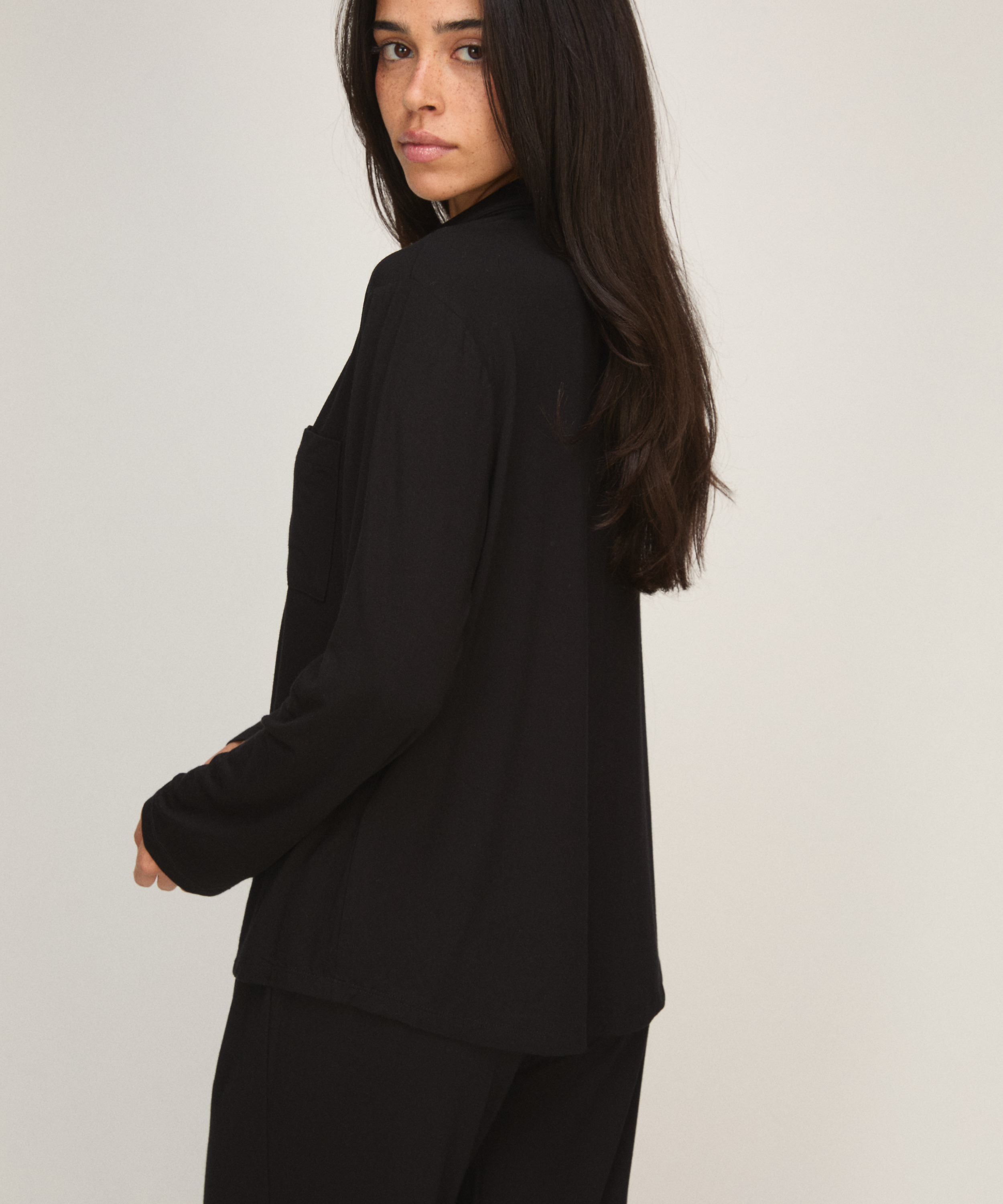 Essential Jersey Pants, Black, main