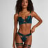 Elastic Leg Garters, Blue