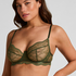 Isabelle Non-Padded Underwired Bra, Green