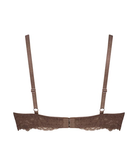 Marine Padded Underwired Bra, Brown