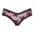 V-shaped Brazilian knickers mesh, Purple
