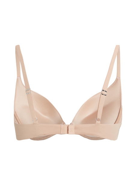 Smooth Padded Underwired Push-Up Bra, Beige